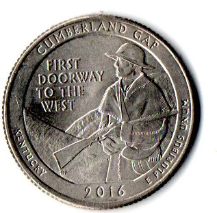 Estados Unidos - 2016P - 25 Cents - Kentucky - Park Quarter Dollar