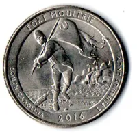 Estados Unidos - 2016P - 25 Cents - South Carolina - Park Quarter Dollar