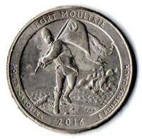Estados Unidos - 2016P - 25 Cents - South Carolina - Park Quarter Dollar
