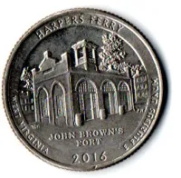 Estados Unidos - 2016D - 25 Cents - West Virginia - Park Quarter Dollar