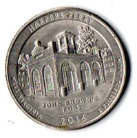 Estados Unidos - 2016P - 25 Cents - West Virginia - Park Quarter Dollar