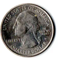 Estados Unidos - 2017D - 25 Cents - Iowa - Park Quarter Dollar - MBC - Foto 2