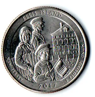 Estados Unidos - 2017P - 25 Cents - New Jersey - Park Quarter Dollar - Soberba