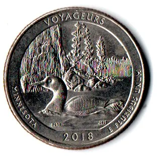 Estados Unidos - 2018P - 25 Cents - Minnesota - Park Quarter Dollar - MBC