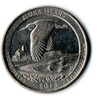 Estados Unidos - 2018D - 25 Cents - Rhode Island - Park Quarter Dollar