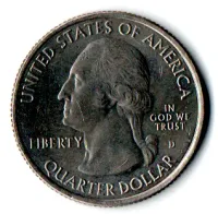 Estados Unidos - 2018D - 25 Cents - Rhode Island - Park Quarter Dollar - Foto 2
