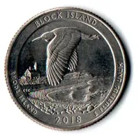 Estados Unidos - 2018P - 25 Cents - Rhode Island - Park Quarter Dollar
