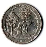 Estados Unidos - 2018D - 25 Cents - Michigan - Park Quarter Dollar