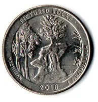 Estados Unidos - 2018D - 25 Cents - Michigan - Park Quarter Dollar