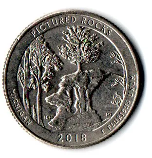 Estados Unidos - 2018D - 25 Cents - Michigan - Park Quarter Dollar