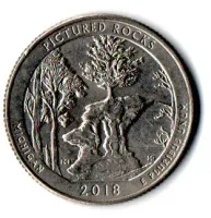 Estados Unidos - 2018D - 25 Cents - Michigan - Park Quarter Dollar