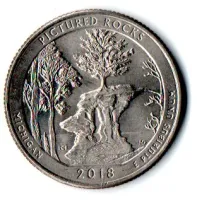 Estados Unidos - 2018P - 25 Cents - Michigan - Park Quarter Dollar - Soberba