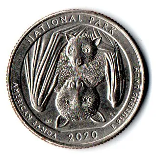 Estados Unidos - 2020D - 25 Cents - American Samoa - Park Quarter Dollar
