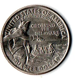 Estados Unidos - 2021P - 25 Cents - Crossing the Delaware - Quarter Dollar