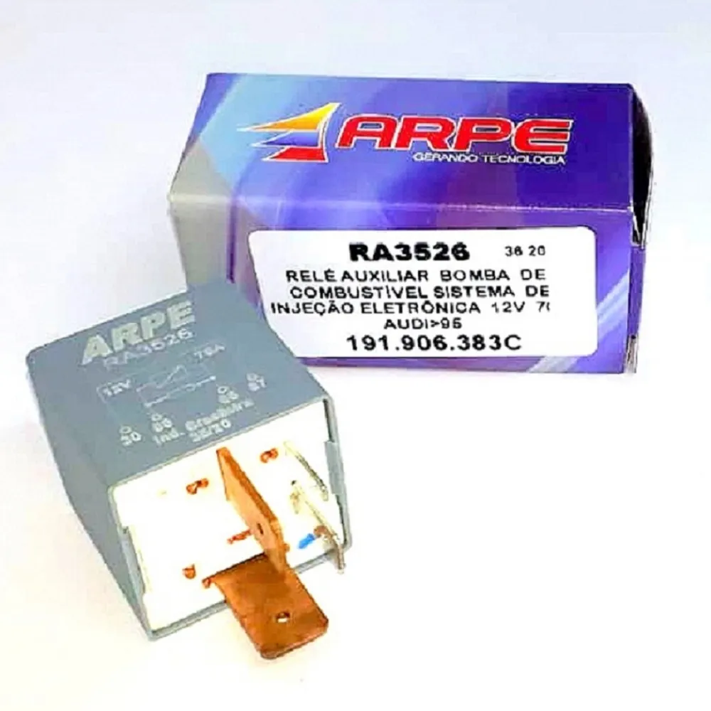 RELE ARPE Bomba de Combustível Audi A3  VW Polo  Passat CC   12V 70A  191906383C