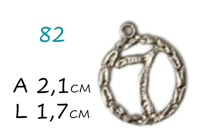 Pingente 7 com Moldura