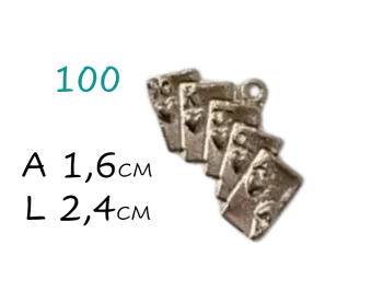 Pingente Carta de Baralho