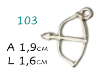 Pingente Arco e Flecha 3