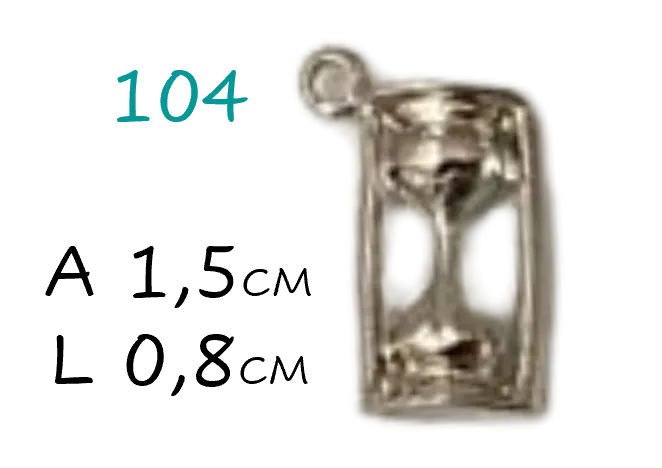 Pingente Ampulheta  Imagem