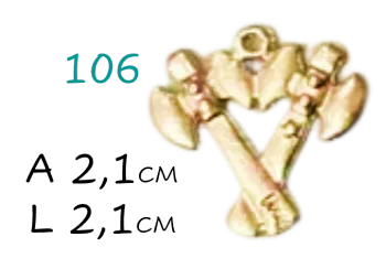 Pingente Machado de Dois Gumes Duplo - Foto 2