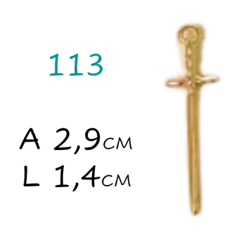 Pingente Mini Espada  - Foto 2