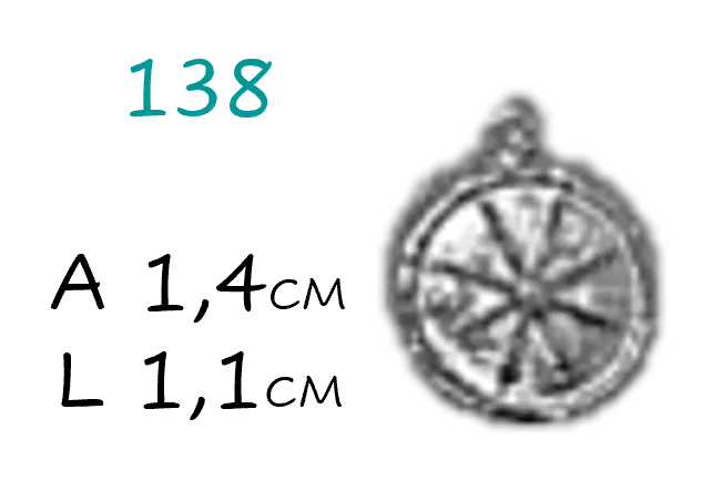  Pingente Escudo de Ogum Imagem