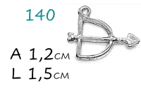 Pingente Arco e Flecha Mini