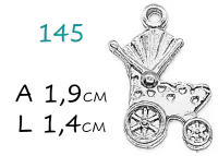 Pingente Carrinho de bebe