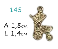 Pingente Carrinho de bebe - Foto 2