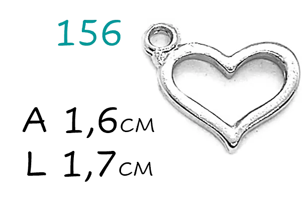 Pingente Coração Vazado