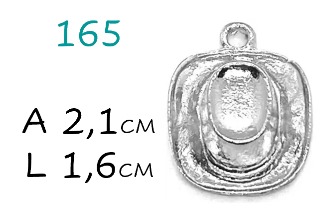 Pingente Chapeu de Boiadeiro 2 Imagem