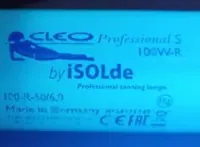 Lampada bronzeamento especiais de radiação ultravioleta UVA para aparelhos de exposição solar artificial cleo professional 100w/r - Foto 4