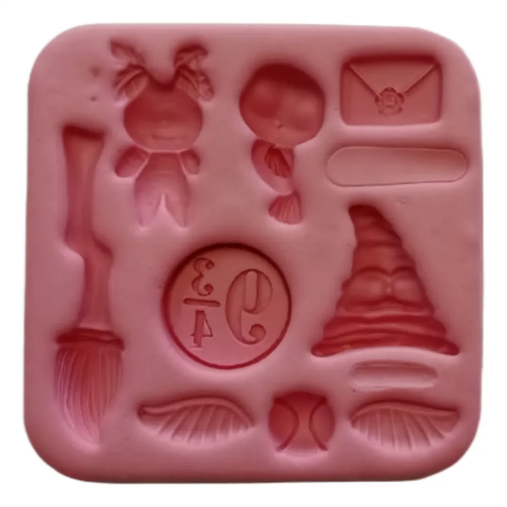 Molde de Silicone Harry Potter Fofo Imagem