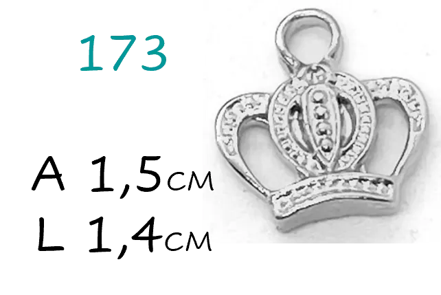 Pingente Coroa Vazada