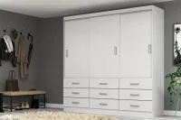Guarda-Roupa Isabela 3 Portas  e 9 gavetas 1,50