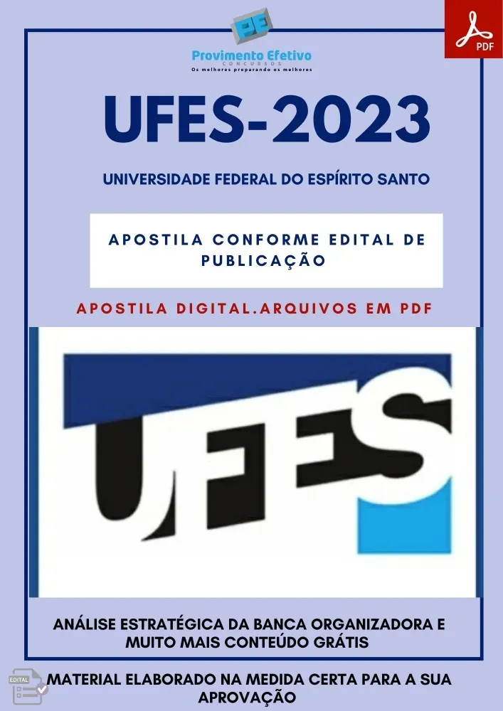 Apostila UFES Técnico Tecnologia da Informação 2023