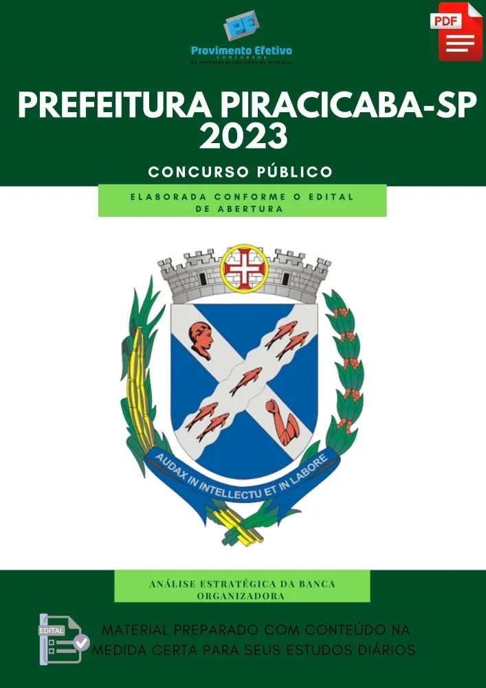 Apostila Digital Piracicaba Seleção 2023