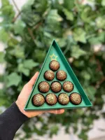 Cx. 10 bombons Triângulo - C/ Berço - Tampa Transparente e fundo Cartonagem - Foto 8