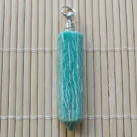 PINGENTE PERFUMEIRO DE PEDRA NATURAL PARA AROMATERAPIA PONTA DE AMAZONITA - 0101 - Foto 4