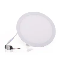 Luminaria Painel Led Embutir   Redonda 25w Slim abs 30cm