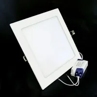 Luminaria Led Embutir Quadrada 25W Slim  ABS 30X30