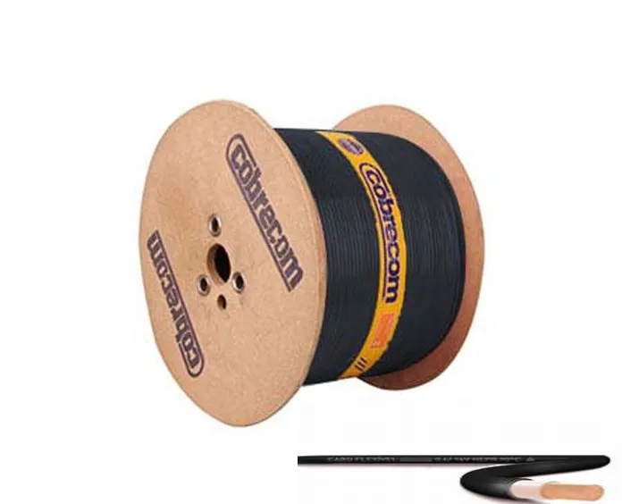 COBRECOM Fios Cabo Flexível 1,0 mm 1 Metros 750V PRETO