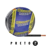 COBRECOM Fios Cabo Flexível 6,0 mm 1 Metros 750V PRETO - Foto 7