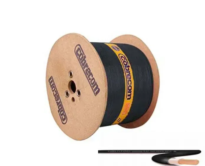 COBRECOM Fios Cabo Flexível 10,0 mm 1 Metros 750V PRETO Imagem
