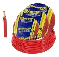 COBRECOM Fios Cabo Flexível 25,0 mm 1 Metros 750V PRETO - Foto 6
