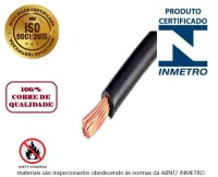 Cabo Flexível 70 mm 1 Metros 750V Certificado inmetro 100% cobre - Foto 4