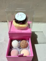  Cx. P/ Cupcake ou Ovo em pé de 100 a 150g -  C/ Gaveta 04 Bombons - 8,0 x 8,0 x 10,0  - Foto 4