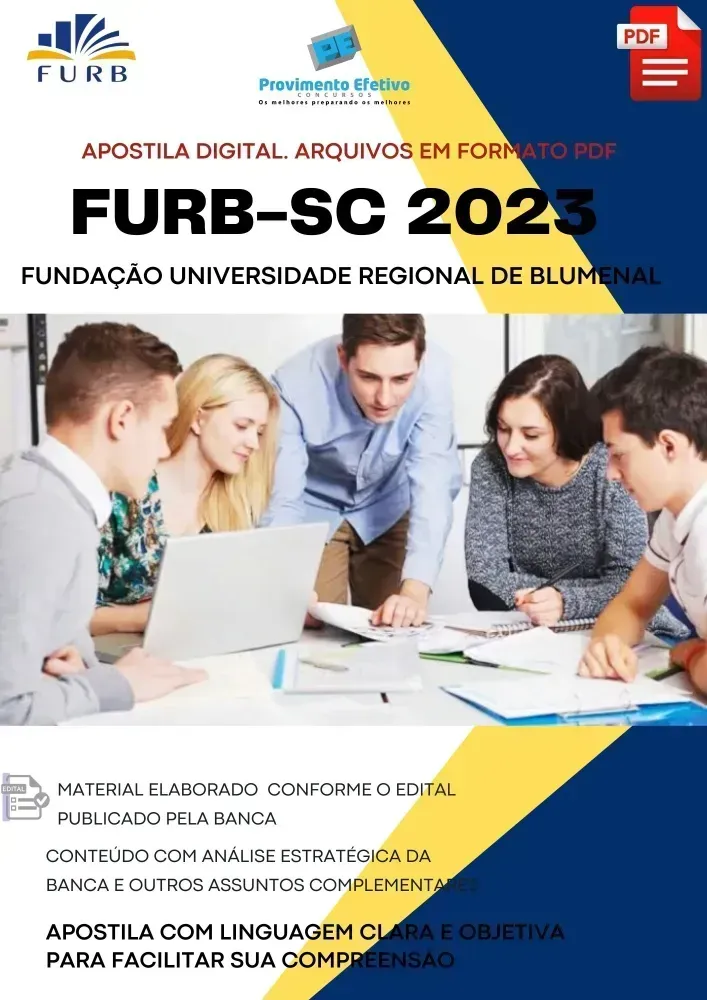 Apostila FURB SC Psicólogo Seleção 2023