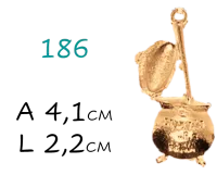 Pingente caldeirão de bruxa - Foto 2
