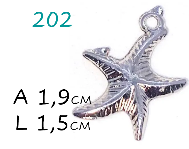 Pingente estrela do mar 2 M Imagem